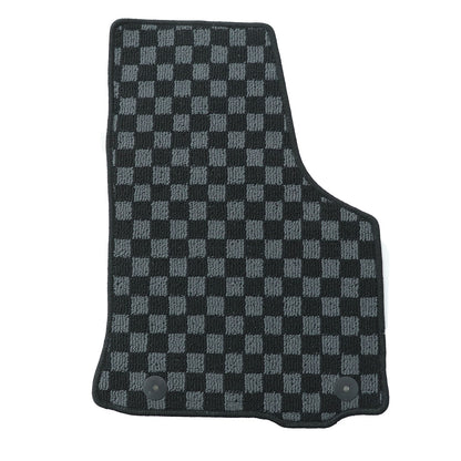 For VW MK6 Golf / GTI Hatchback 2010-2014 Checkered Flag Carpet Floor Mats 4PCS
