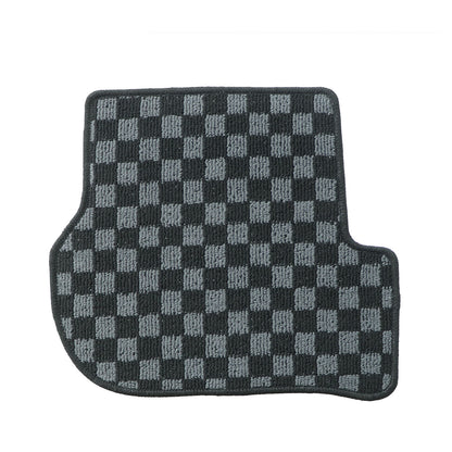 For VW MK6 Golf / GTI Hatchback 2010-2014 Checkered Flag Carpet Floor Mats 4PCS