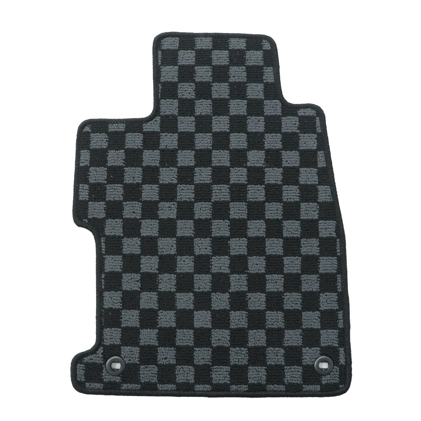 For Honda Civic Sedan 2012-2015 Front & Rear Checkered Flag Carpet Floor Mats