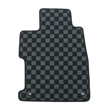 For Honda Civic Sedan 2012-2015 Front & Rear Checkered Flag Carpet Floor Mats