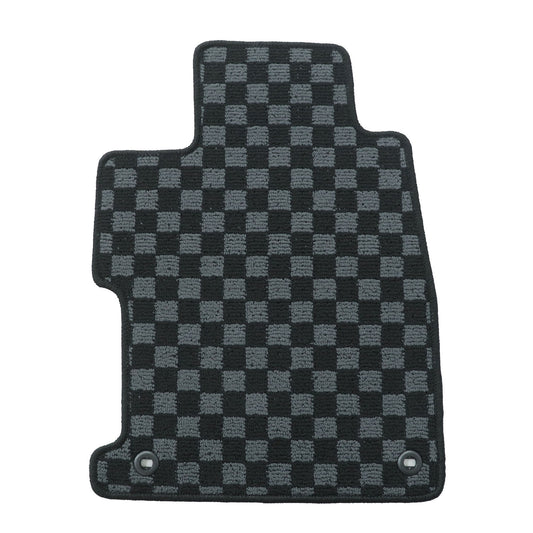 For Honda Civic Sedan 2012-2015 Front & Rear Checkered Flag Carpet Floor Mats