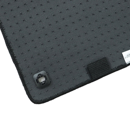 For Honda Civic Sedan 2012-2015 Front & Rear Checkered Flag Carpet Floor Mats