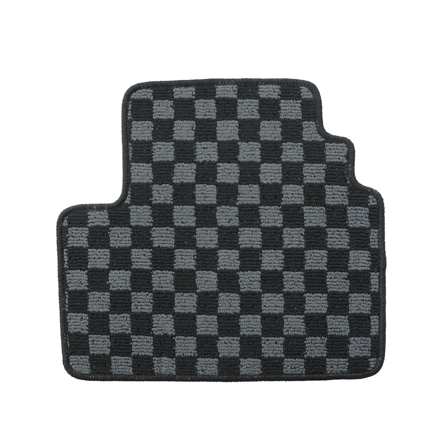 4Pcs For Infiniti G37 2008-2013 Front & Rear Checkered Flag Carpet Floor Mats
