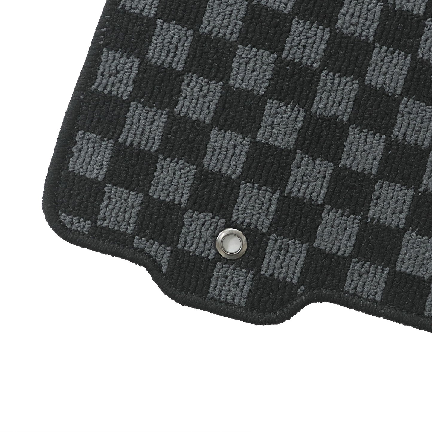4Pcs For Infiniti G37 2008-2013 Front & Rear Checkered Flag Carpet Floor Mats