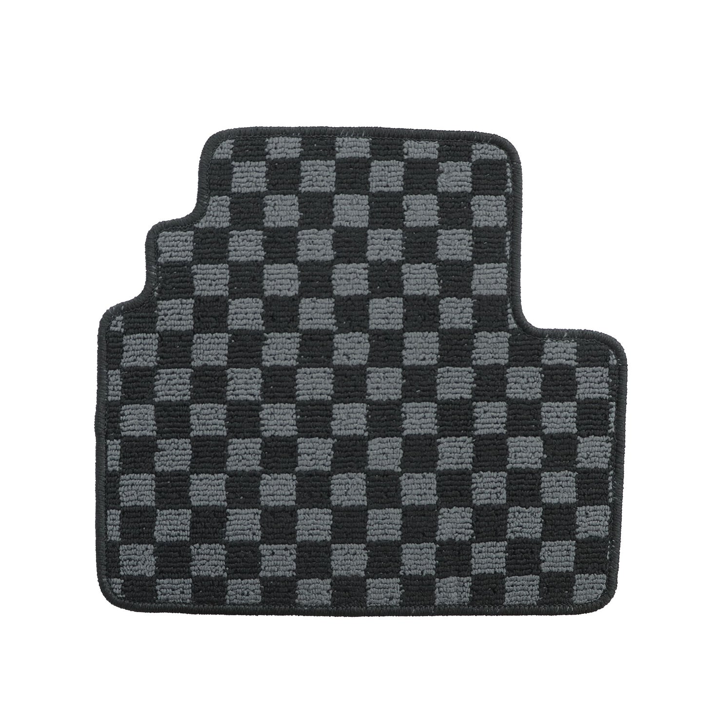 4Pcs For Infiniti G37 2008-2013 Front & Rear Checkered Flag Carpet Floor Mats