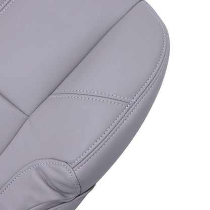 2007-2014 For Chevy Silverado GMC Sierra 2nd Row Driver Bottom Seat Cover Gray