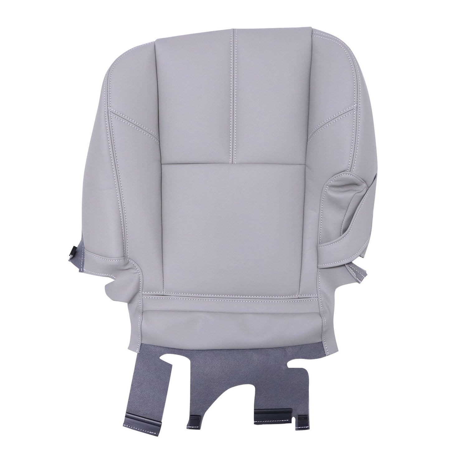 2007-2014 For Chevy Silverado GMC Sierra 2nd Row Driver Bottom Seat Cover Gray