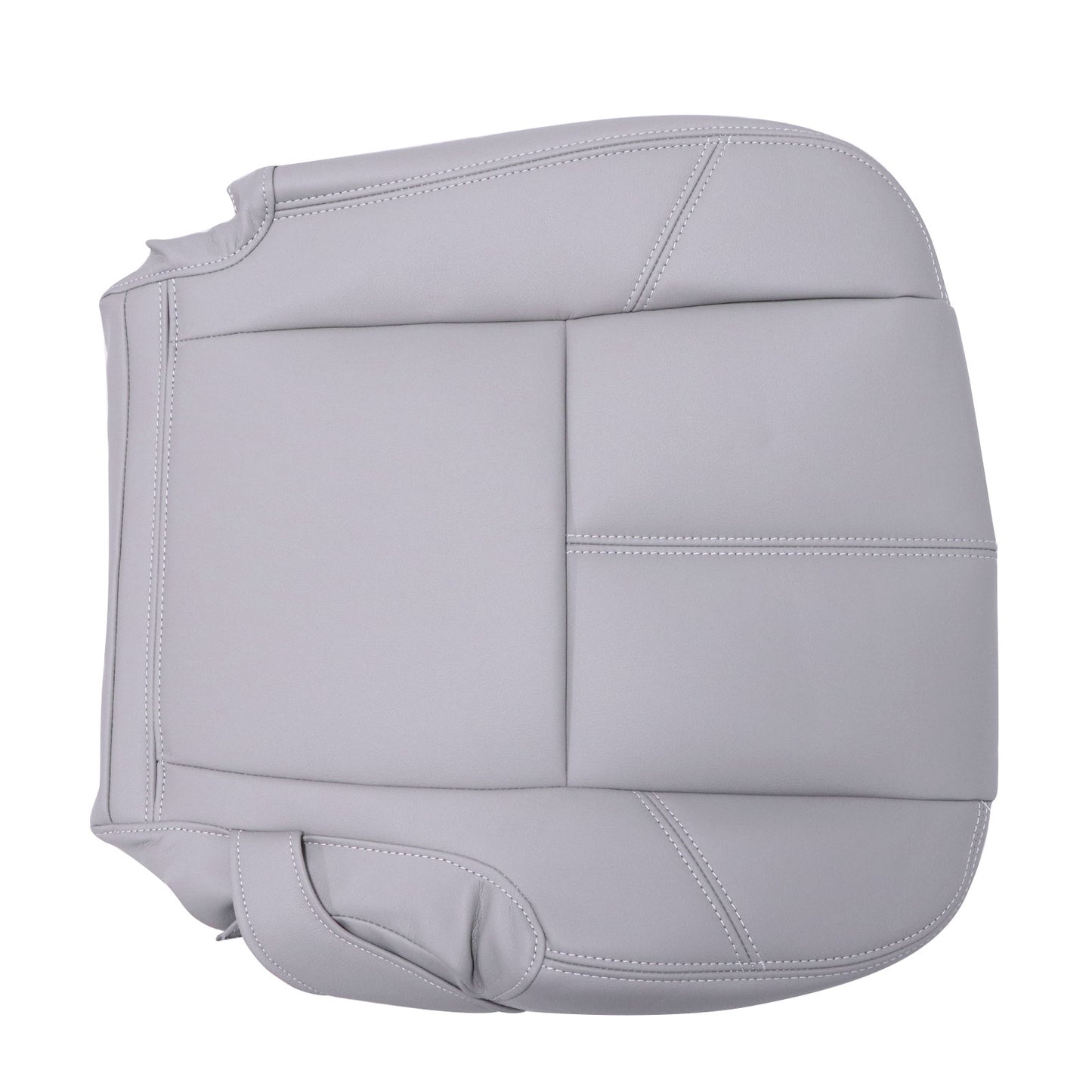2007-2014 For Chevy Silverado GMC Sierra 2nd Row Driver Bottom Seat Cover Gray