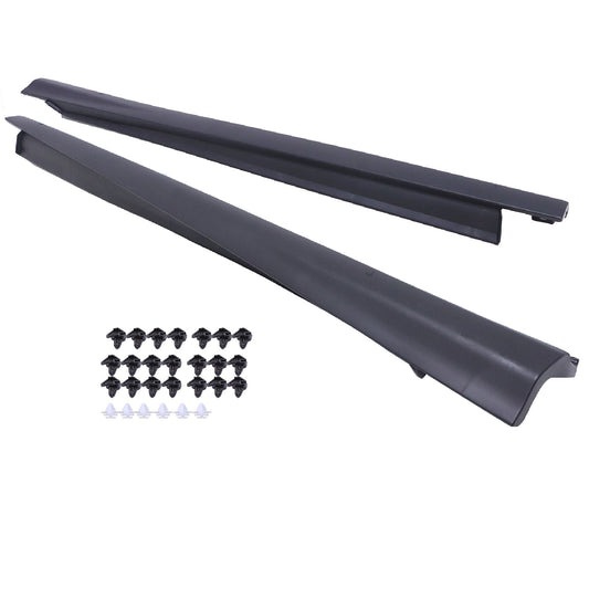 Exterior Rocker Panel Molding Trim Driver & Passenger Fit For 2012-18 Ford Focus