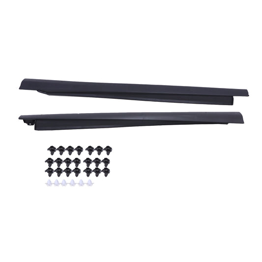 Exterior Rocker Panel Molding Trim Driver & Passenger Fit For 2012-18 Ford Focus