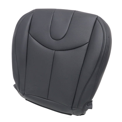 For 2009-2013 Infiniti G37 Convertible Driver Bottom Perforated Seat Cover Black