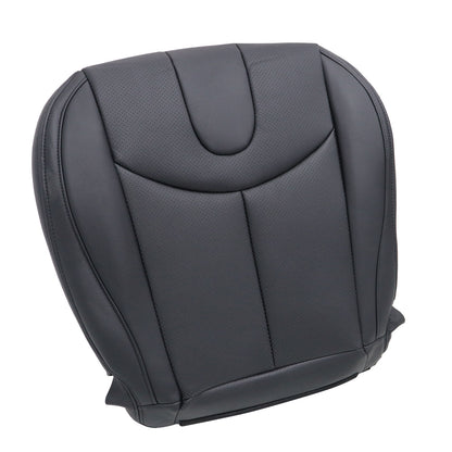 For 2009-2013 Infiniti G37 Convertible Driver Bottom Perforated Seat Cover Black