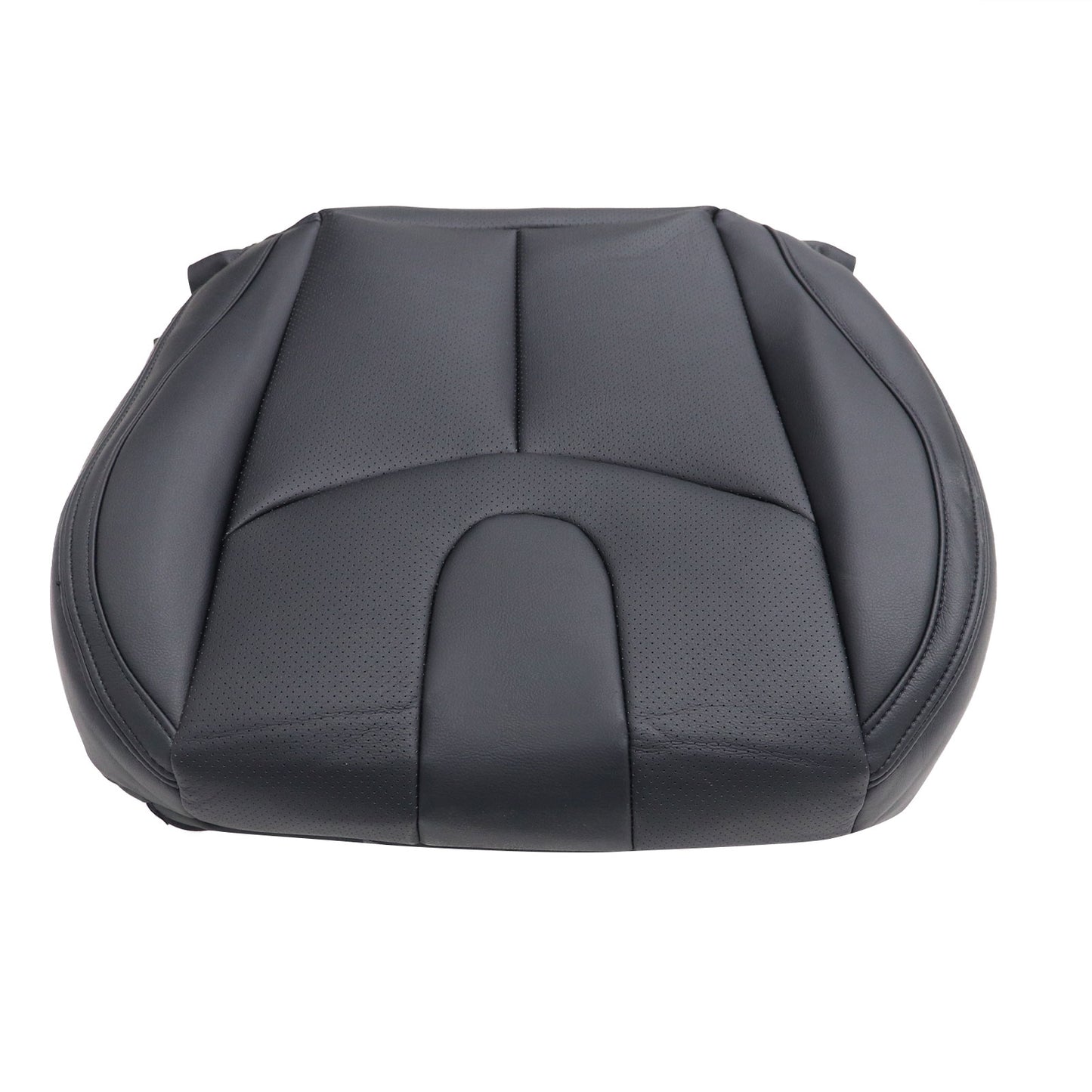 For 2009-2013 Infiniti G37 Convertible Driver Bottom Perforated Seat Cover Black
