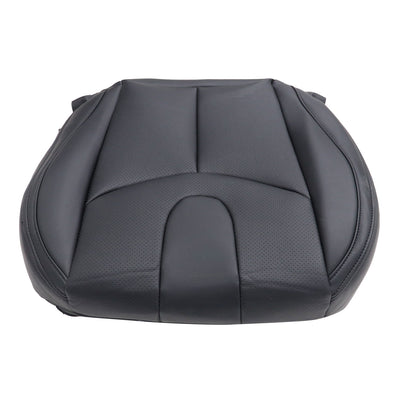For 2009-2013 Infiniti G37 Convertible Driver Bottom Perforated Seat Cover Black