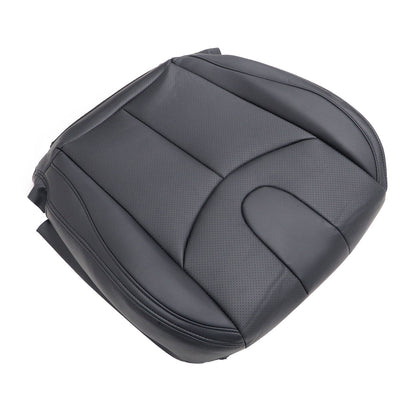 For 2009-2013 Infiniti G37 Convertible Driver Bottom Perforated Seat Cover Black