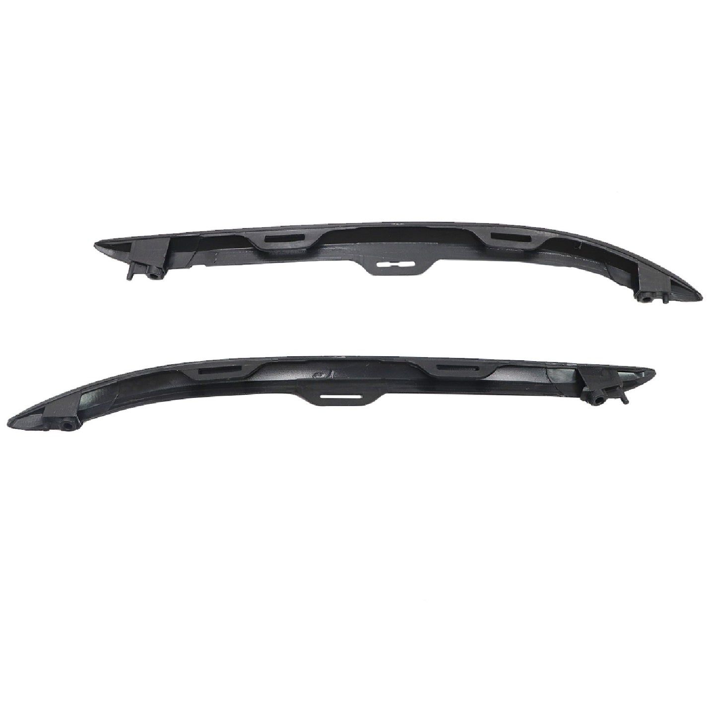 For Honda Pilot 2019-2022 Front Bumper Molding Trims Left Right Side Gloss Black
