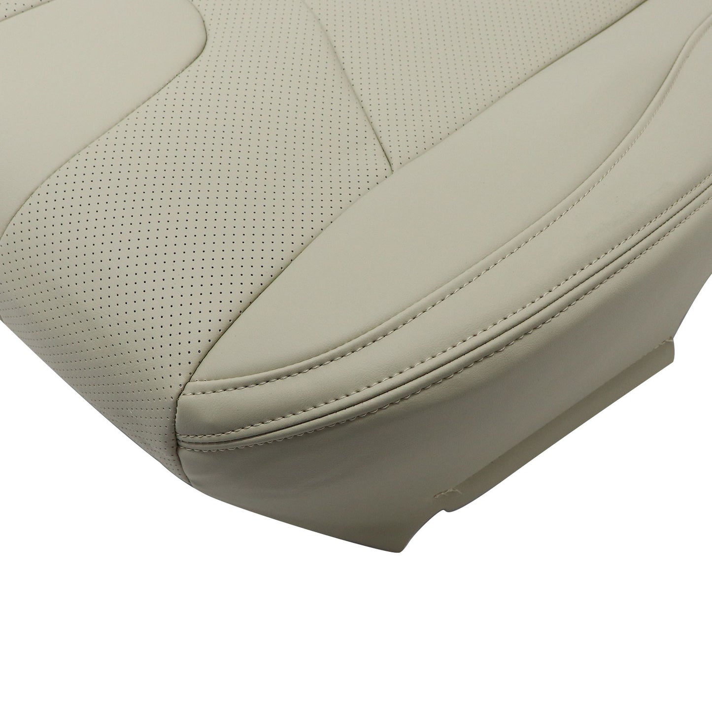 Fits 2009-2013 Infiniti G37 Convertible Driver Bottom Perforated Seat Cover Tan