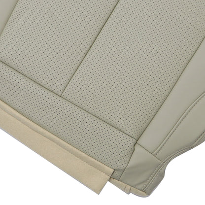 Fits 2009-2013 Infiniti G37 Convertible Driver Bottom Perforated Seat Cover Tan