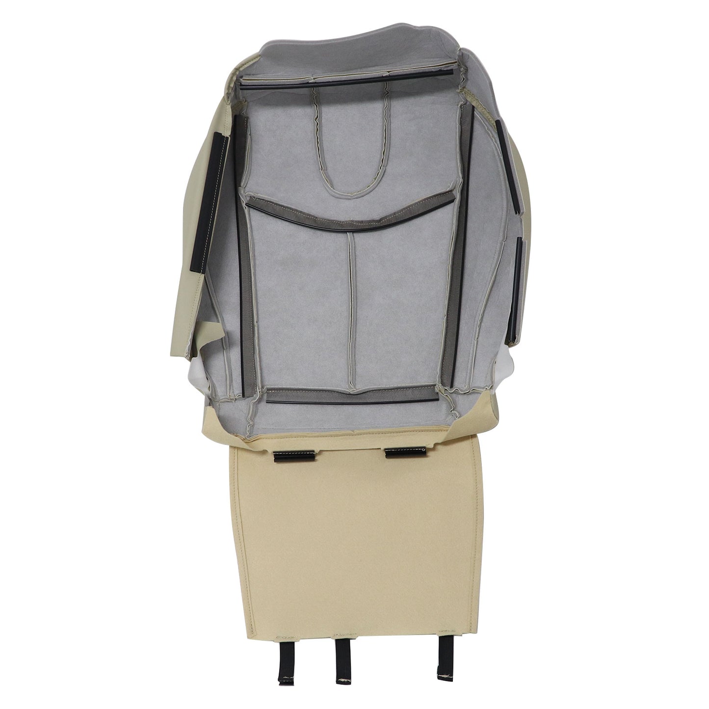 Fits 2009-2013 Infiniti G37 Convertible Driver Bottom Perforated Seat Cover Tan