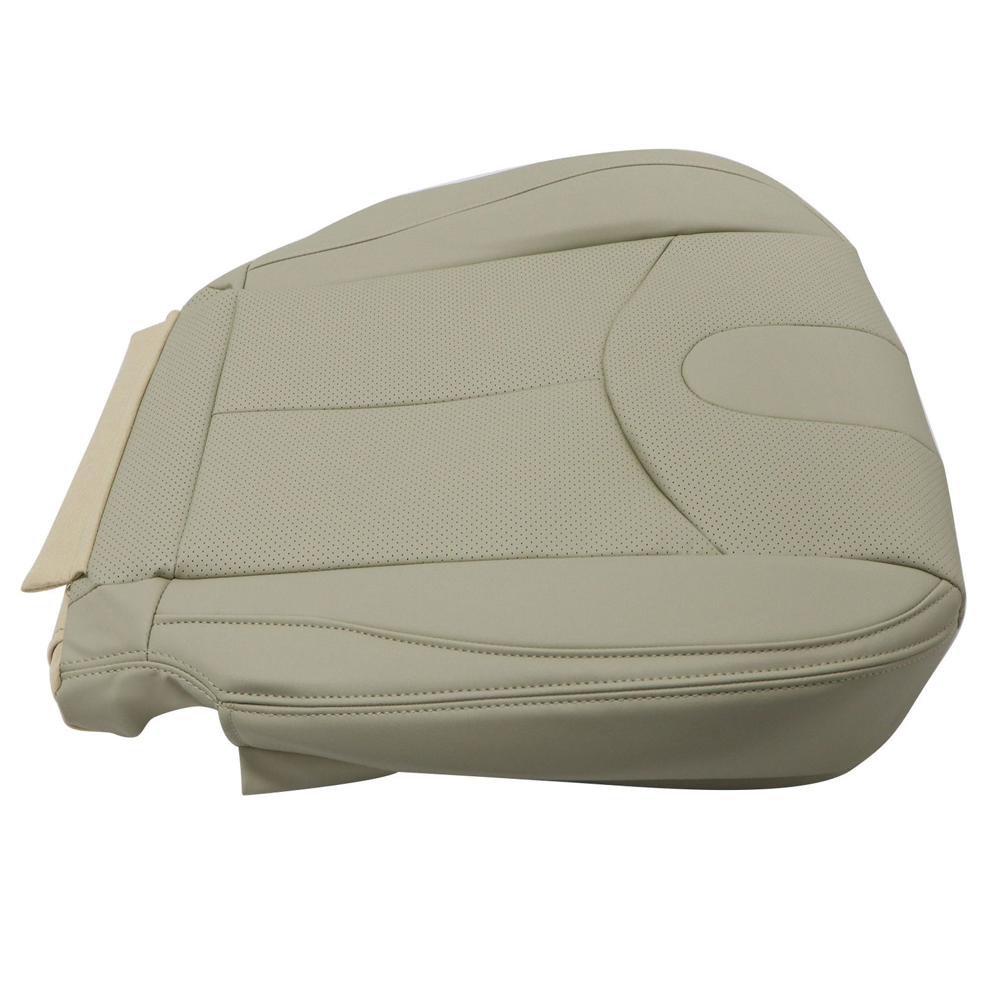 Fits 2009-2013 Infiniti G37 Convertible Driver Bottom Perforated Seat Cover Tan
