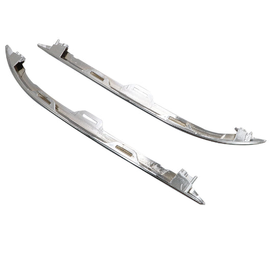 Fit Honda Pilot 2019-2022 Front Driver Passenger Side Bumper Chrome Trims