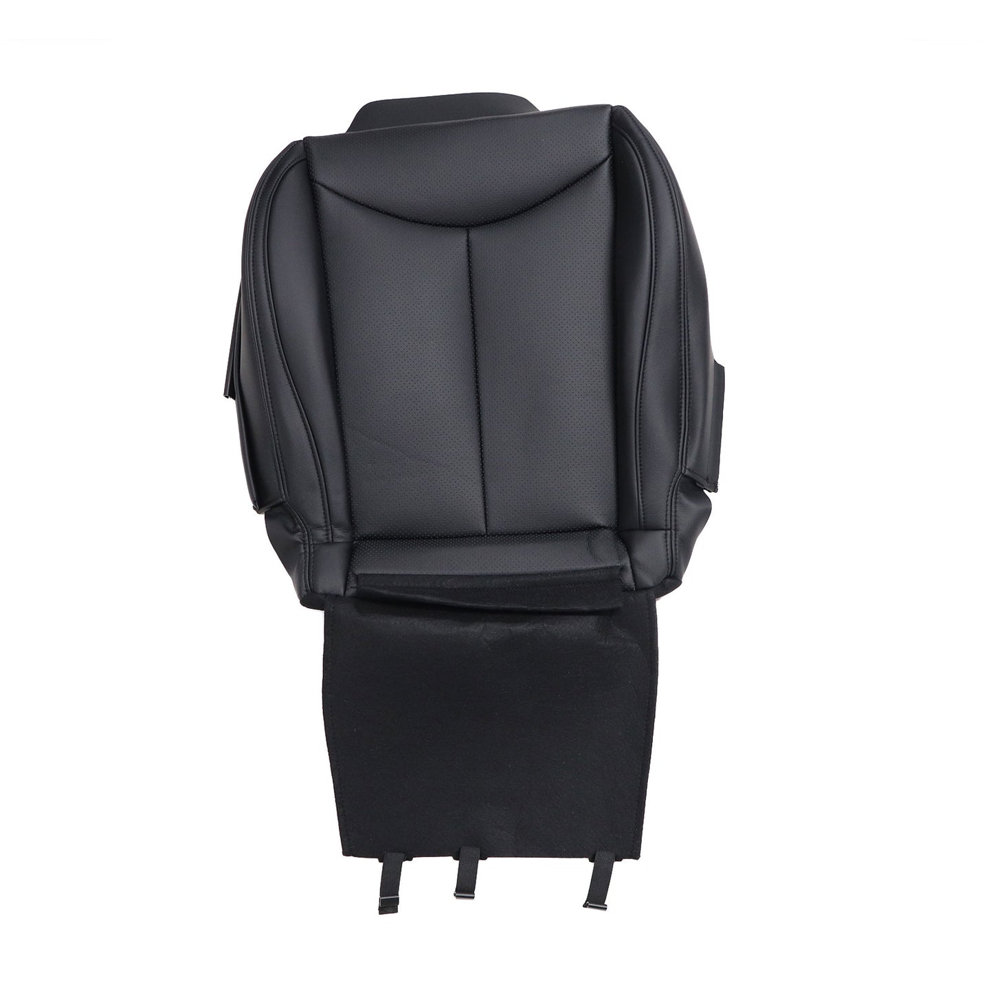 For 09-13 Infiniti G37 Convertible Passenger Bottom Perforated Seat Cover Black
