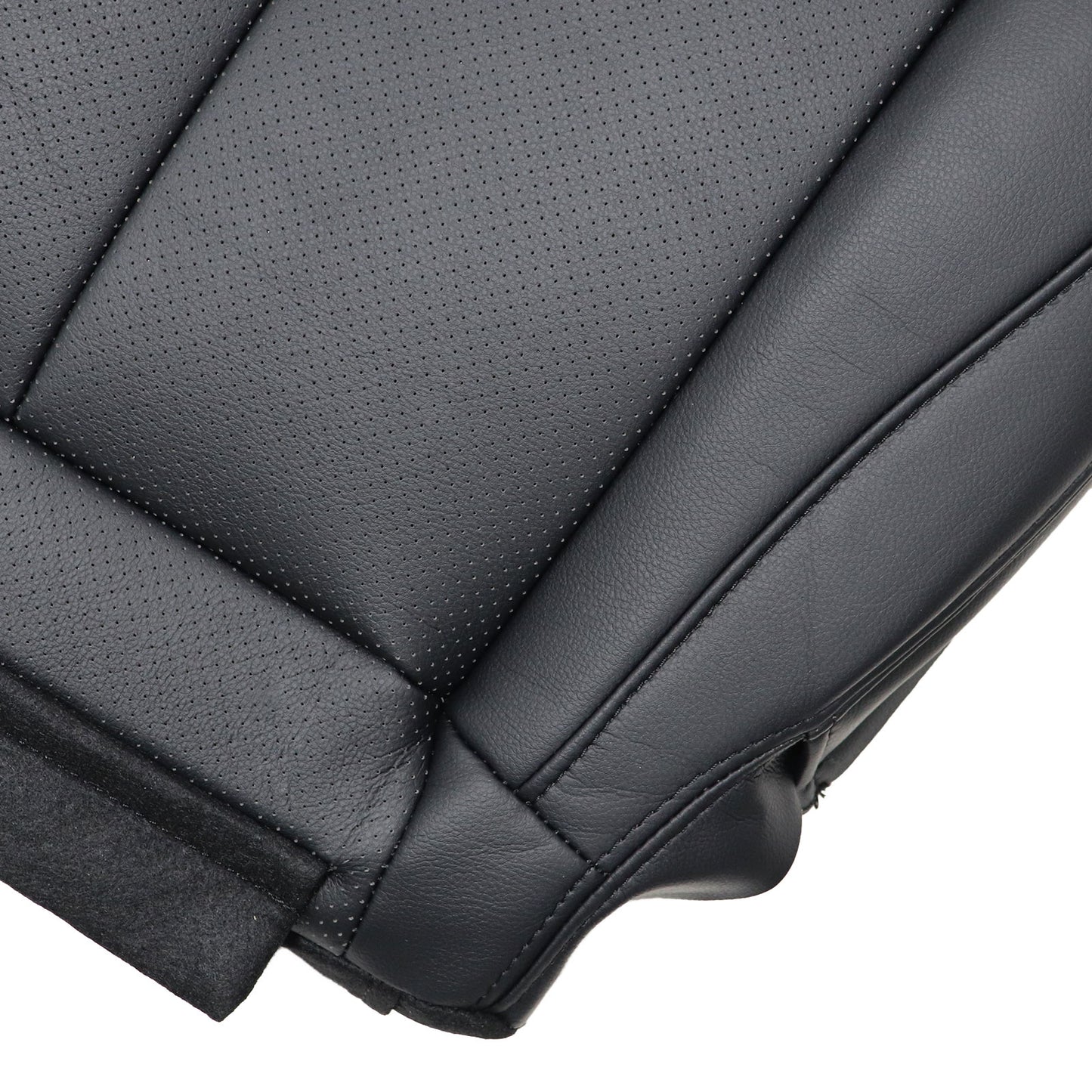 For 09-13 Infiniti G37 Convertible Passenger Bottom Perforated Seat Cover Black