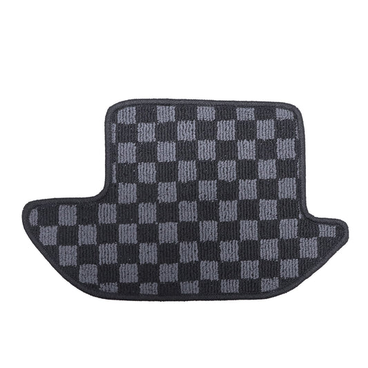 For 2009-2024 Nissan GT-R R35 Checkered Flag Carpet Floor Mats Front & 2nd Row