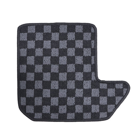 For 2009-2024 Nissan GT-R R35 Checkered Flag Carpet Floor Mats Front & 2nd Row