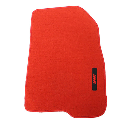 New For 2018-2022 Honda Accord Front & Rear Velour Floor Mats Carpet Red 4PCS