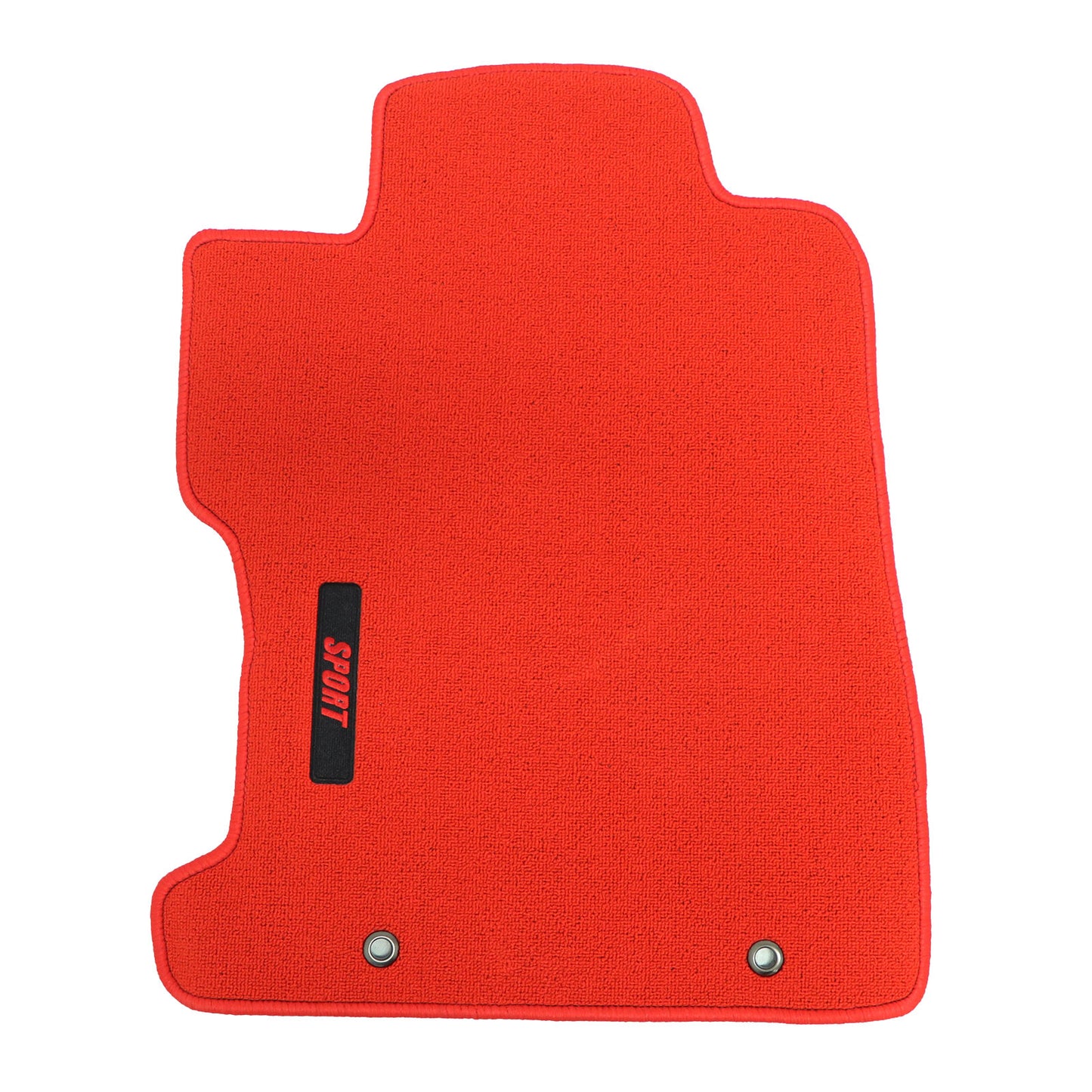 New For 2006-2011 Honda Civic Front & Rear Velour Floor Mats Carpet Red 3PCS