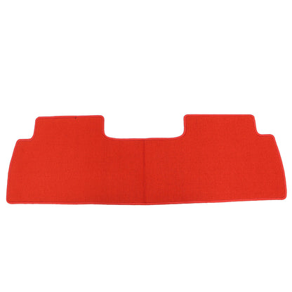 New For 2006-2011 Honda Civic Front & Rear Velour Floor Mats Carpet Red 3PCS