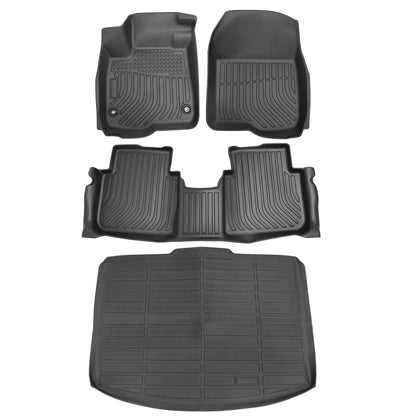 Floor Mats & Trunk Cargo Liners All Weather TPE For 2023-2025 Honda CR-V Hybrid