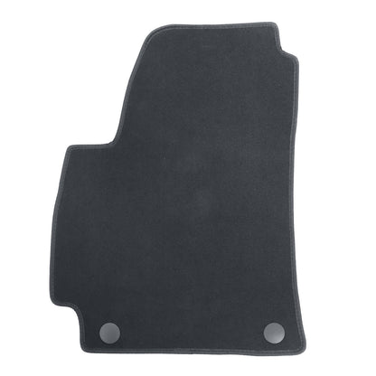 New For 2021-2025 Kia Seltos Front & Rear Velour Floor Mats Carpet Black 4PCS