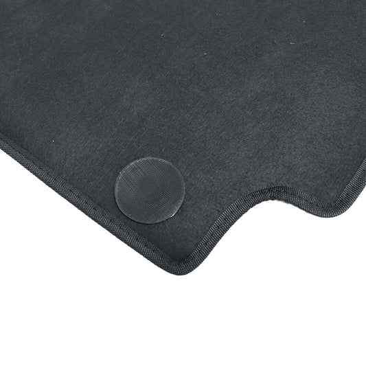 New For 2021-2025 Kia Seltos Front & Rear Velour Floor Mats Carpet Black 4PCS
