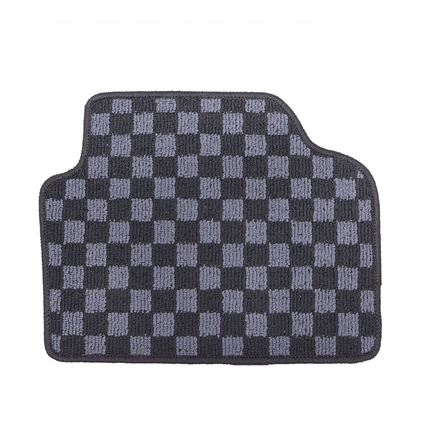 4x For BMW E90 3 Series 2006-2011 Front & Rear Checkered Flag Carpet Floor Mats
