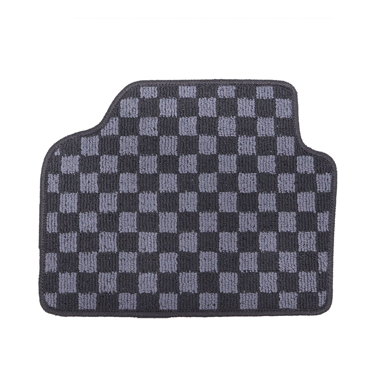 4x For BMW E90 3 Series 2006-2011 Front & Rear Checkered Flag Carpet Floor Mats