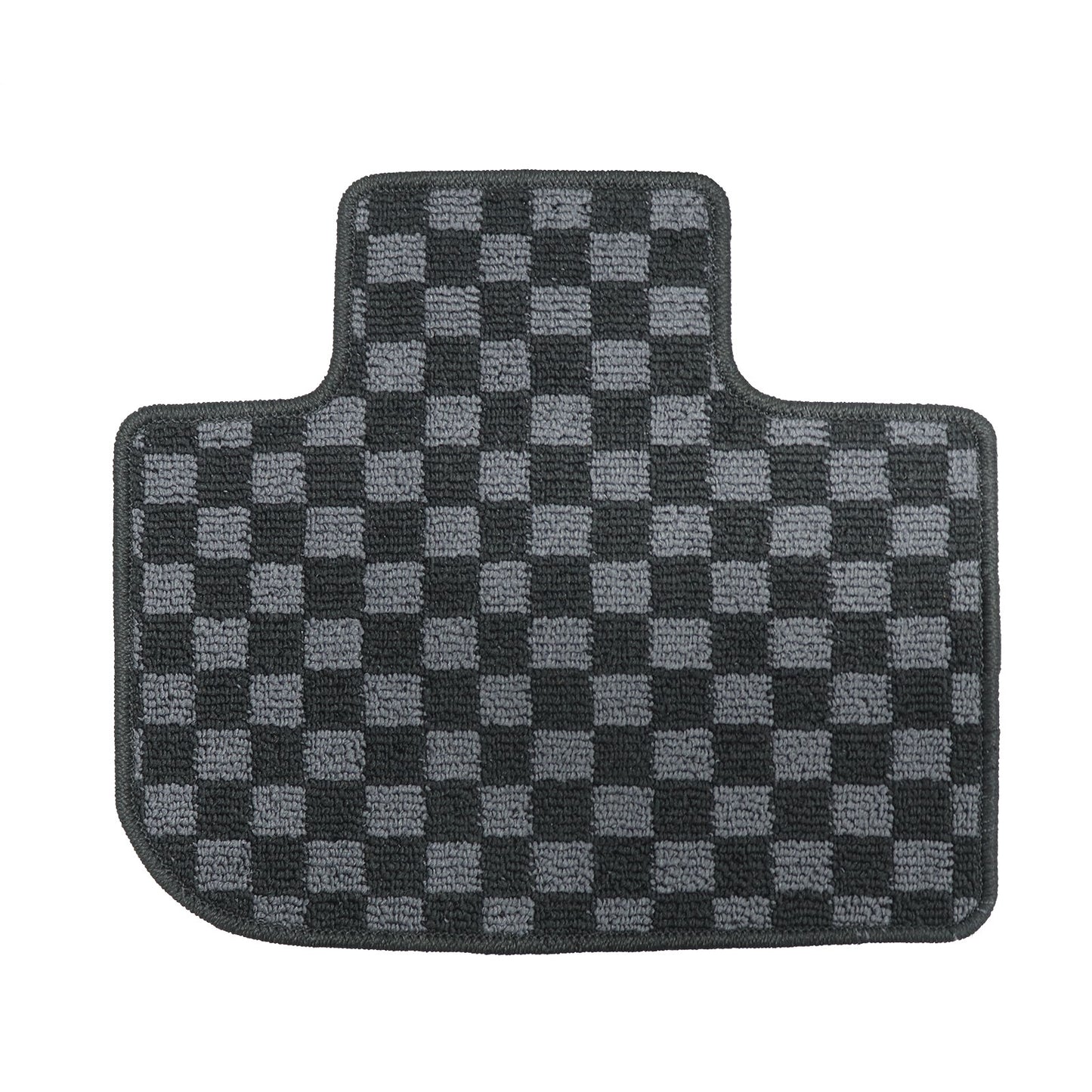 For Dodge Challenger 2015-2020 Front & Rear Checkered Flag Carpet Floor Mats