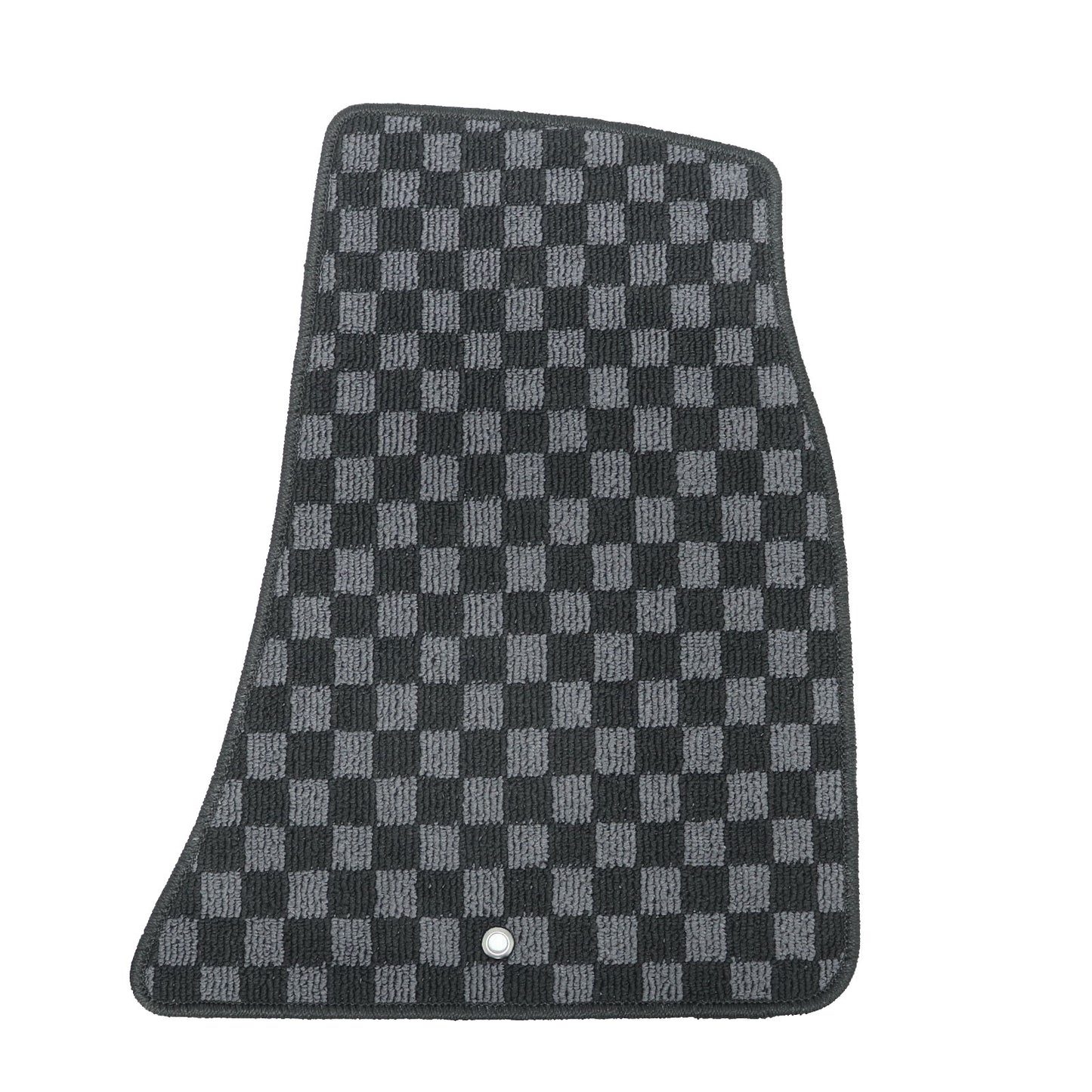 For Dodge Challenger 2015-2020 Front & Rear Checkered Flag Carpet Floor Mats