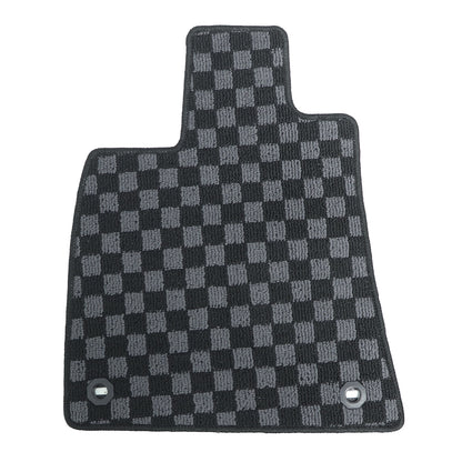 For 2014-2025 Lexus IS250 IS300 IS350 IS200T Checkered Flag Carpet Floor Mats