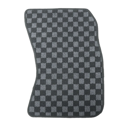 For 2011 2012 2013 2014 Subaru WRX STI Impreza Checkered Flag Carpet Floor Mats