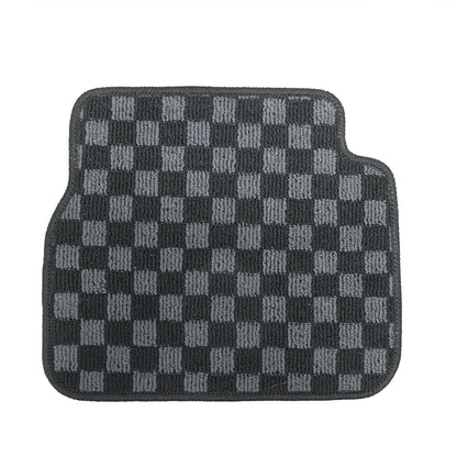 For 2011 2012 2013 2014 Subaru WRX STI Impreza Checkered Flag Carpet Floor Mats