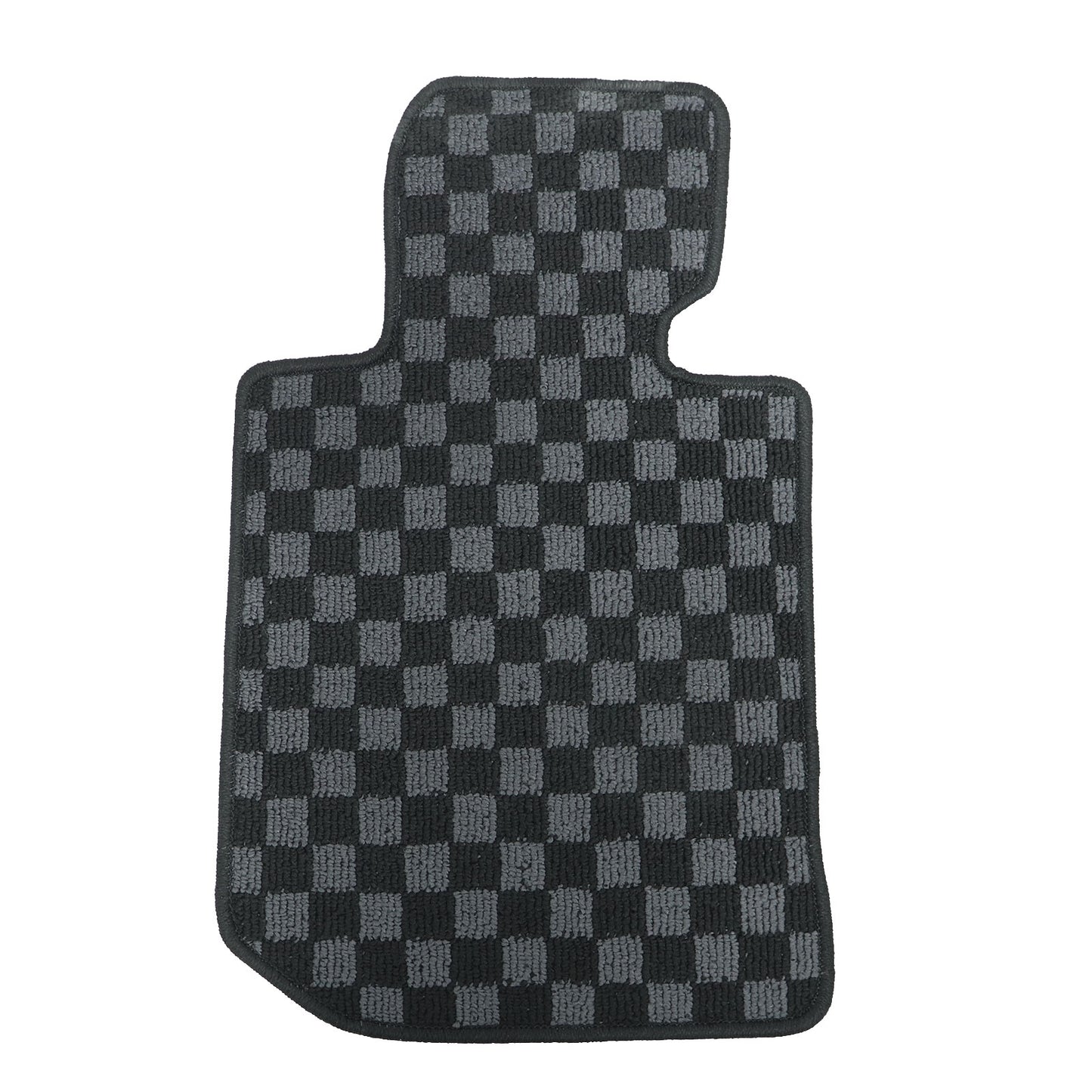 For 2019-2024 BMW 3-Series G20 & M3 G80 2-Row Checkered Flag Carpet Floor Mats