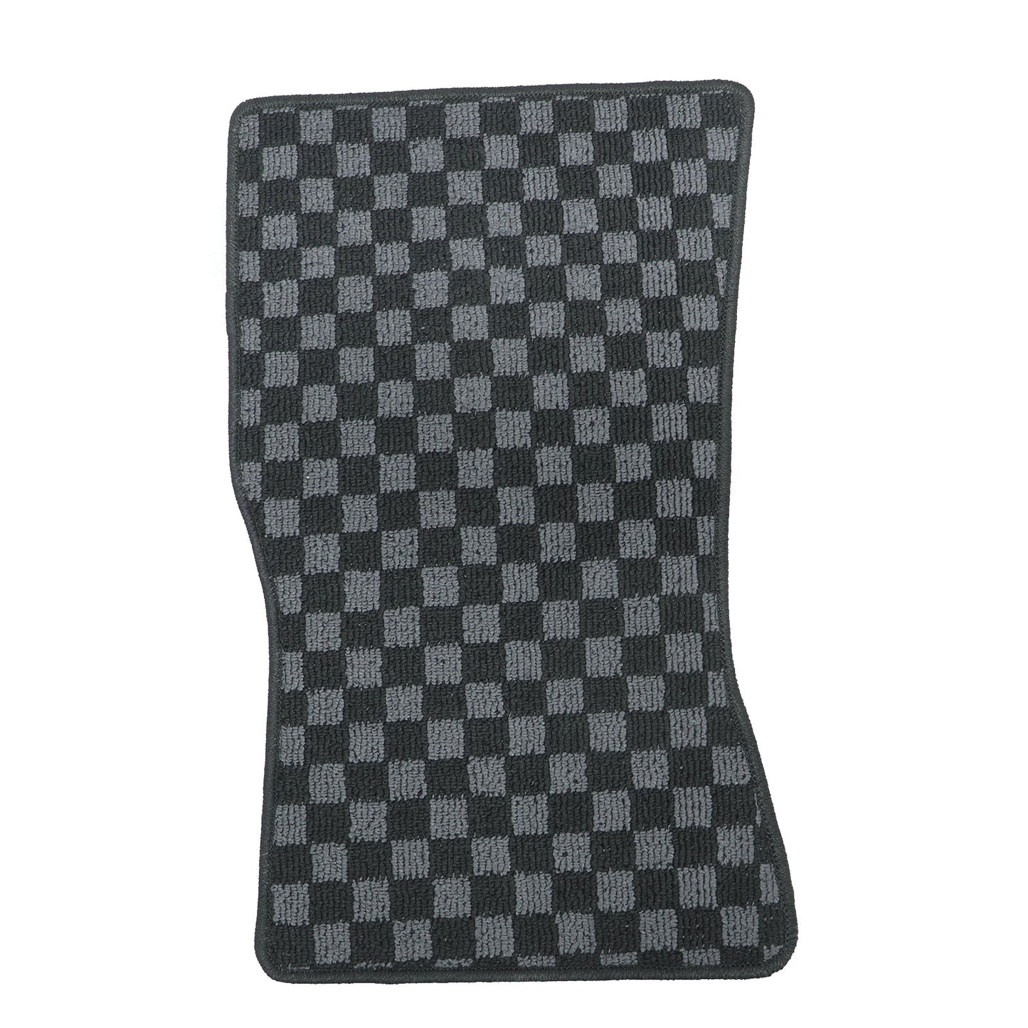For 2019-2024 BMW 3-Series G20 & M3 G80 2-Row Checkered Flag Carpet Floor Mats