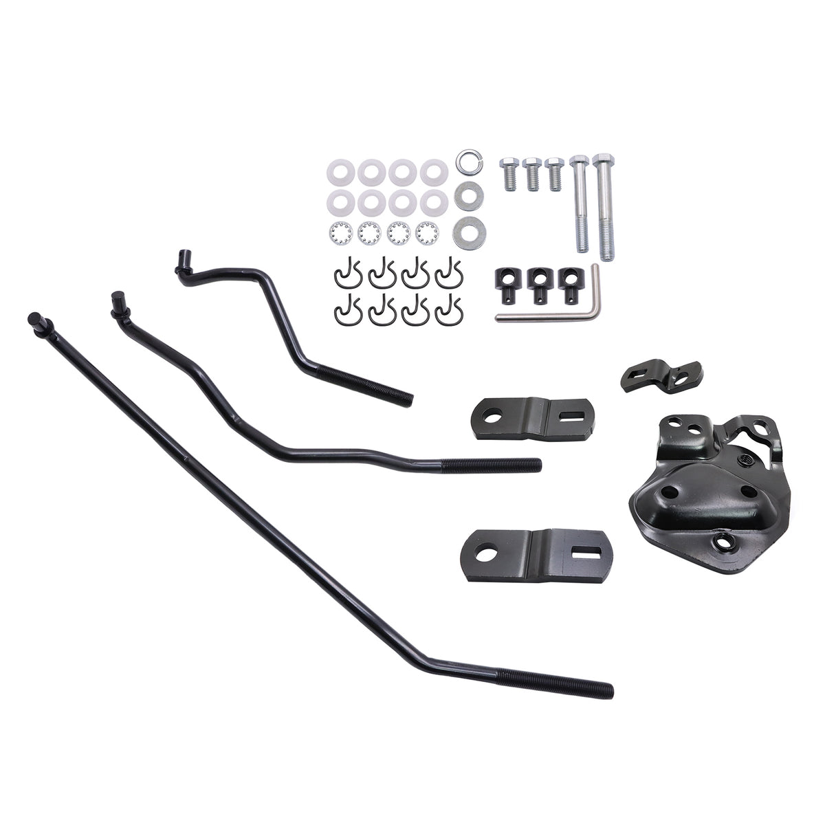 4 speed Shifter Linkage Kit For Hurst Shifters 1955-67 With Transmission