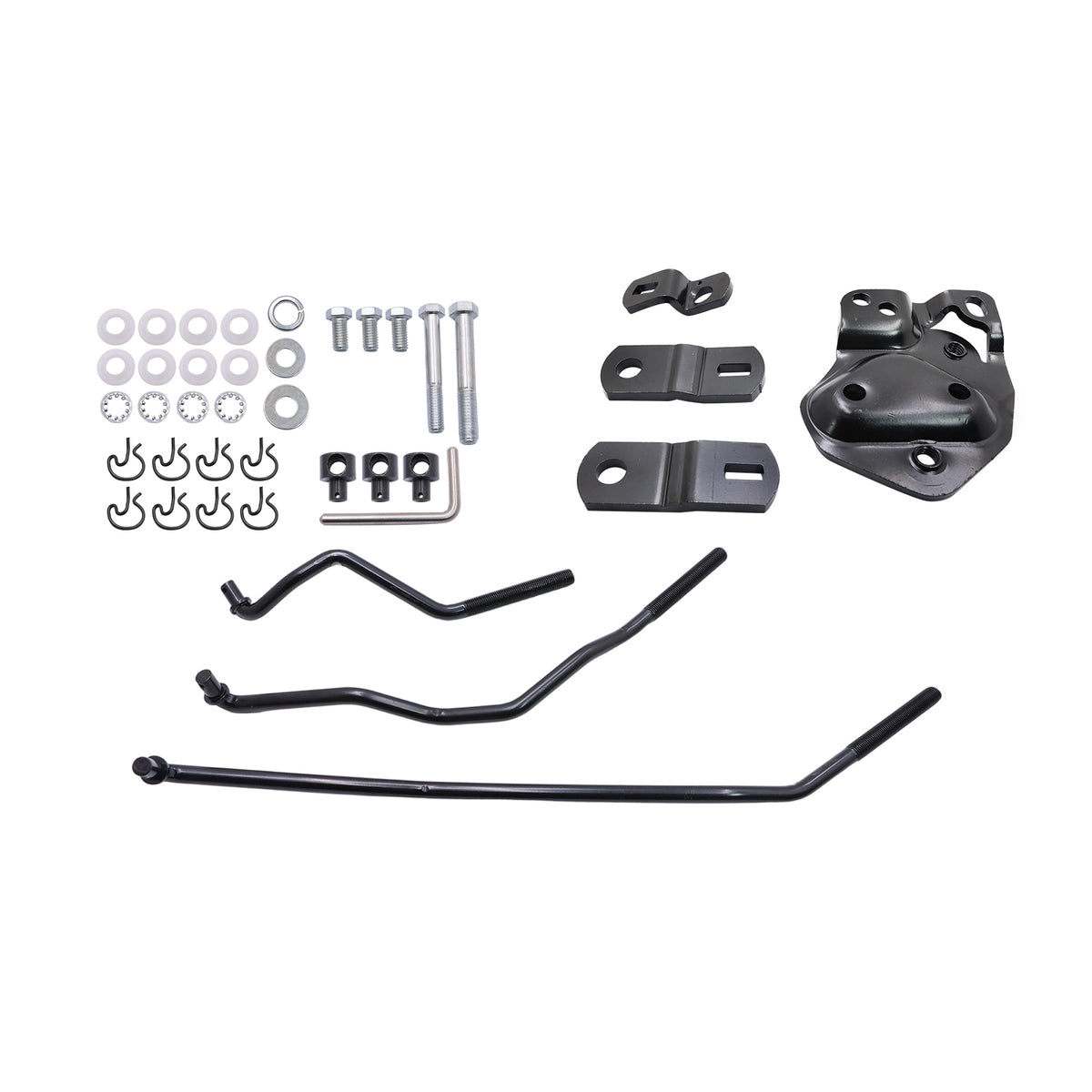 4 speed Shifter Linkage Kit For Hurst Shifters 1955-67 With Transmission