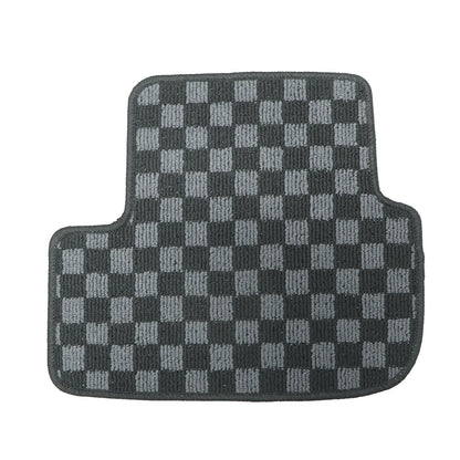 Checkered Flag Carpet Floor Mats For Mitsubishi Lancer Evolution Evo X 2008-2015