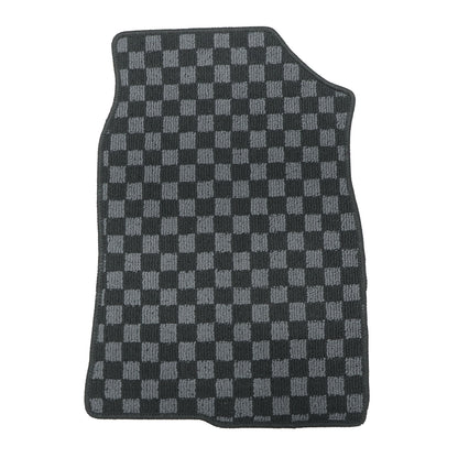 For Honda Civic Type-R 2017-2021 Front & Rear Checkered Flag Carpet Floor Mats