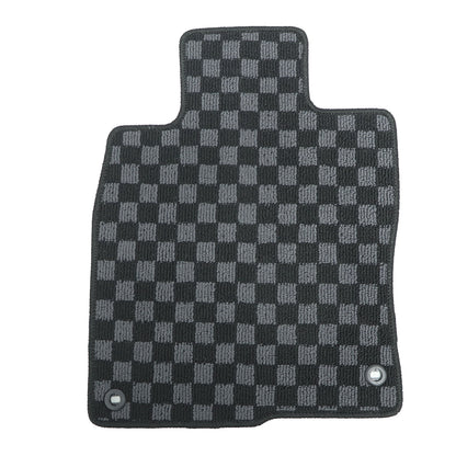 For Honda Civic Type-R 2017-2021 Front & Rear Checkered Flag Carpet Floor Mats