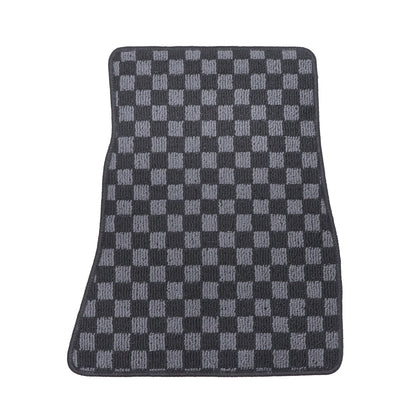 Checkered Flag Carpet Floor Mats Fits 2021 2022 2023 Ford Mustang S550 2-Door